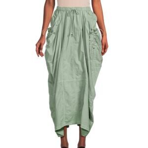 Free People Jilly Solid Maxi Skirt size large new